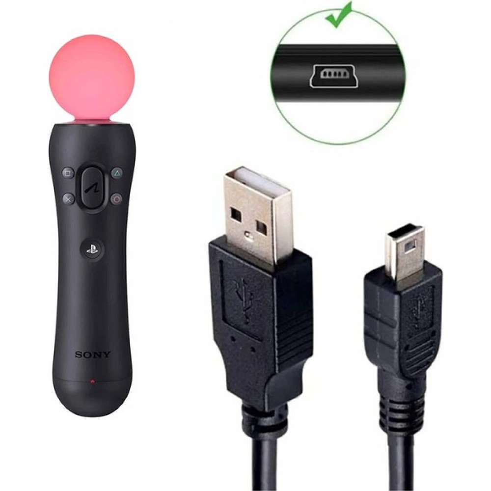 Sony Playstation 3 Move Şarj Kablosu Ps3 Move Controller Şarj Kablosu PlayStation 2 - 3 Oyunları Fiyatı