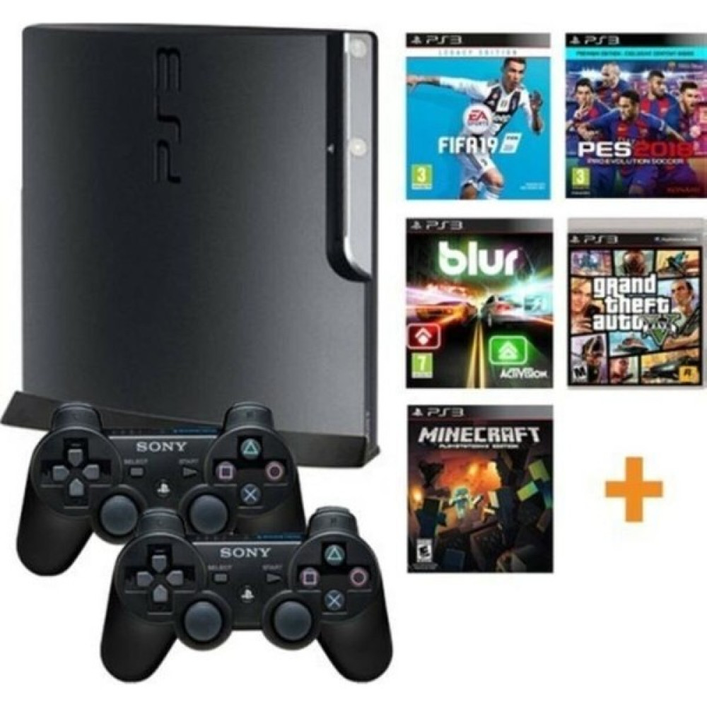 Sony Playstation 3 Slim 500 + 2 Oyun Kolu + 40 Oyun - PAL PlayStation 2 - 3 Oyunları Fiyatı