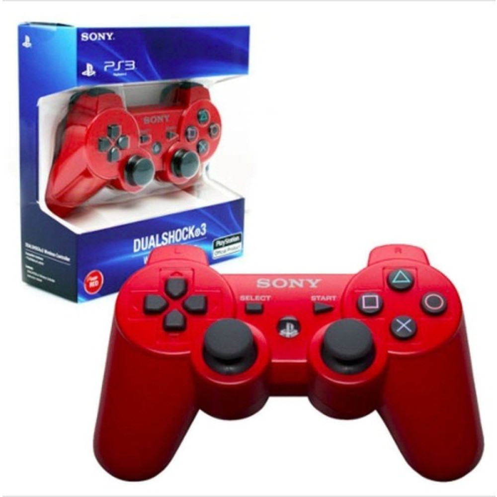 Sony Ps3 Joystick Ps3 Kol Kırmızı Şarj Kablosu Ile Birlikte PlayStation 2 - 3 Oyunları Fiyatı