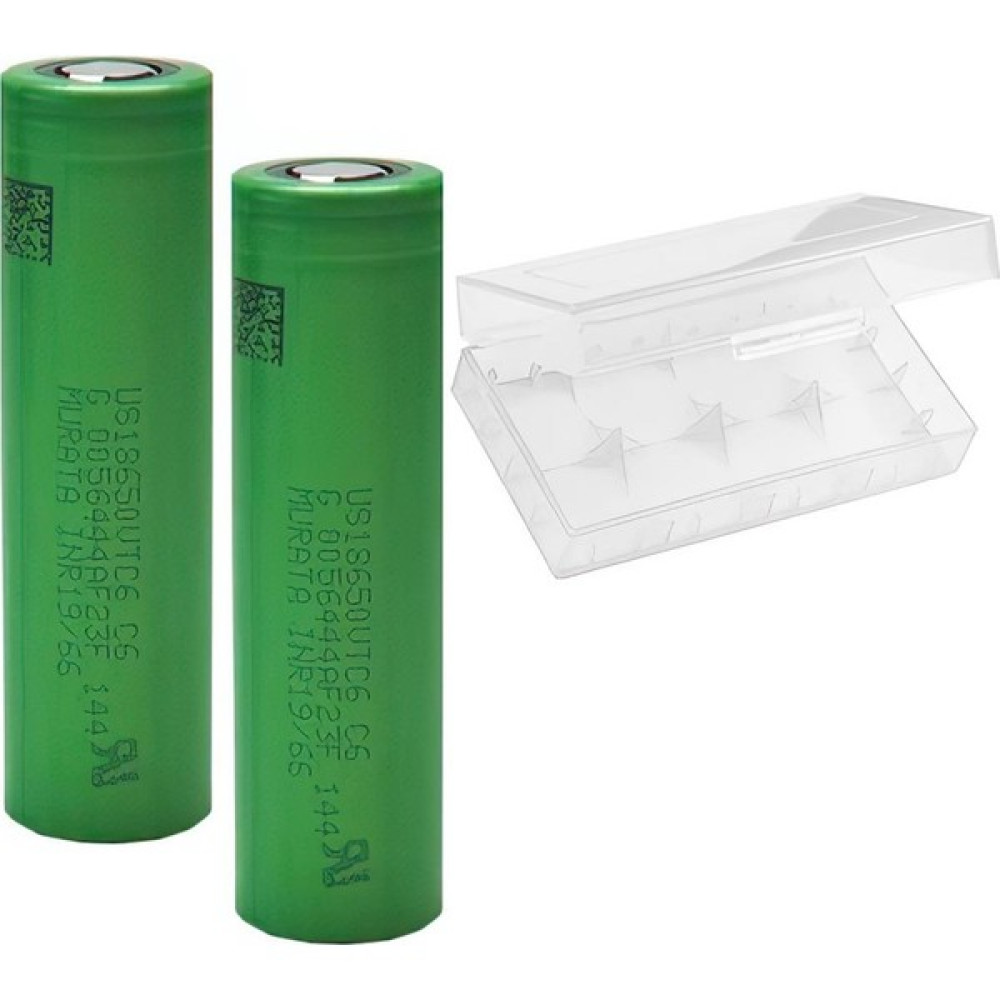 Sony Vtc6 18650 3.7 V 3000 mAh 30A Li-Ion Şarjlı Pil 2'li + Pil Taşıma Kutusu Normal & Şarj Edilebilir Piller Fiyatı