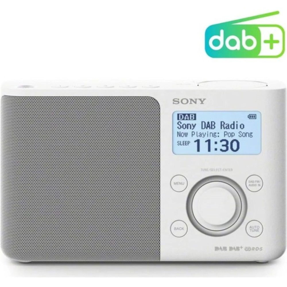 Sony XDR-S61DW Radio Portable Digitale Dab+/ Fm Rds - Blanc - Beyaz Alarmlı Saatler & Radyolar Fiyatı