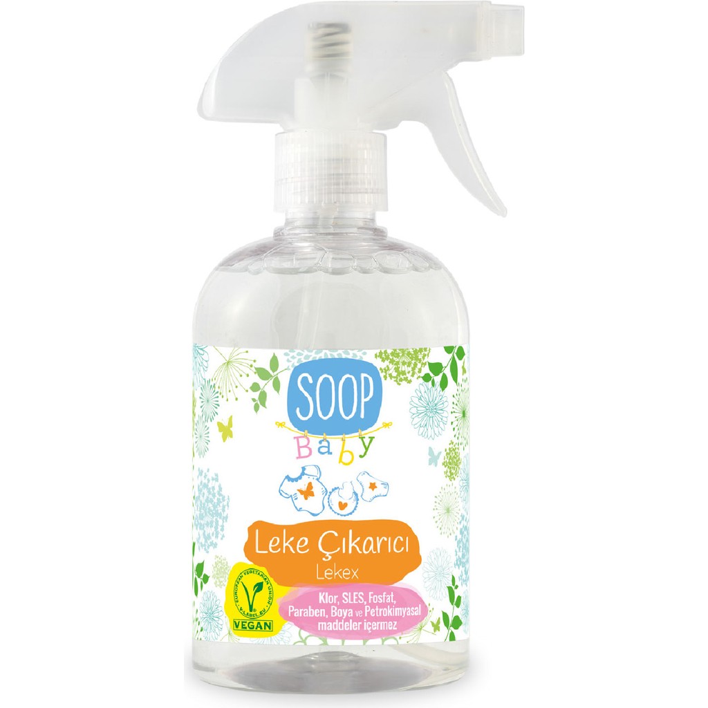 Soop Baby %100 Doğal Bebek Leke Çıkarıcı 500 mL | Bitkisel Vegan Hipoalerjenik Organik Gül Kokulu Çamaşır Yıkama Fiyatı