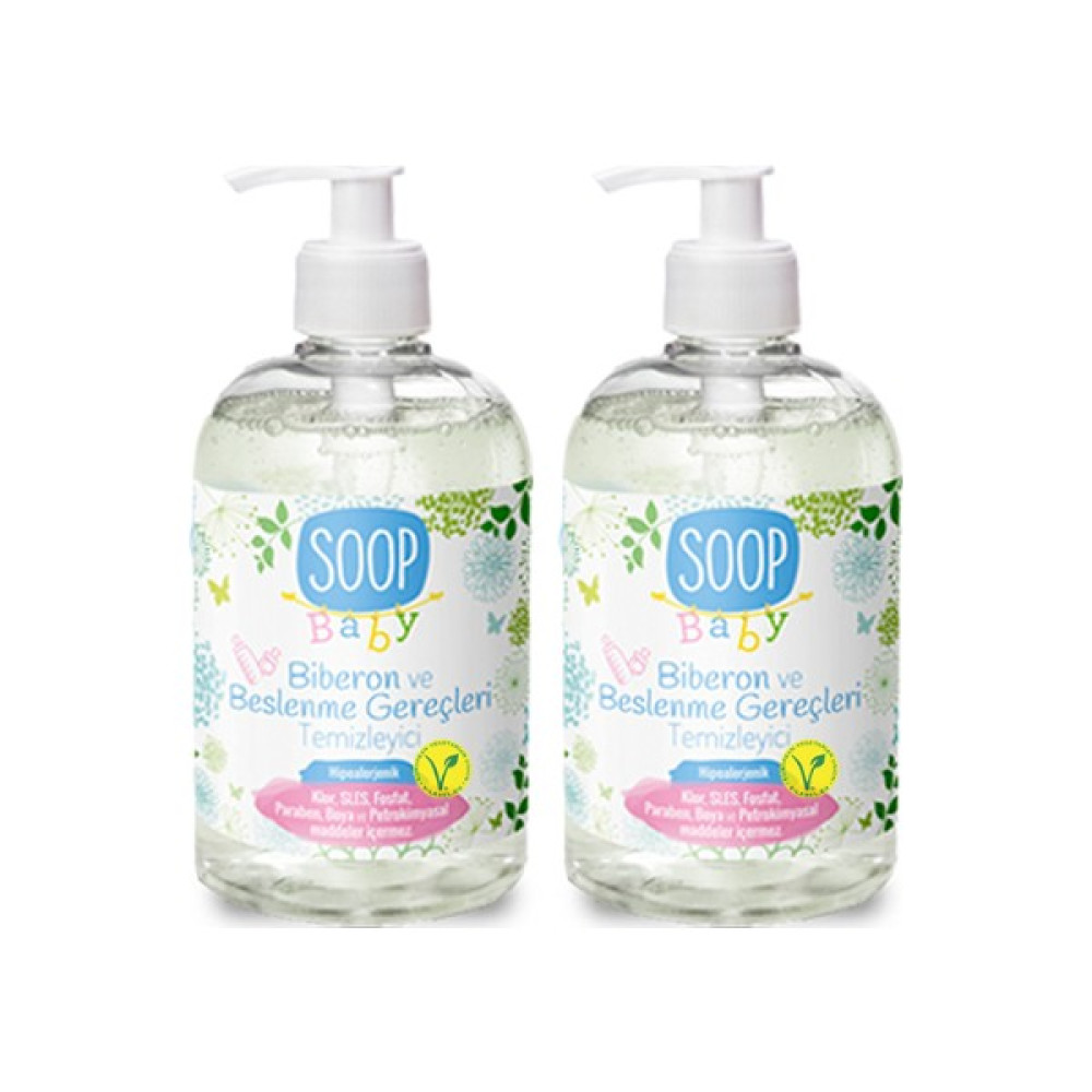 Soop Baby Biberon ve Beslenme Gereçleri Temizleyici 2'li Paket- Emzik ve Oyuncak Temizleyicisi Biberon Fiyatı