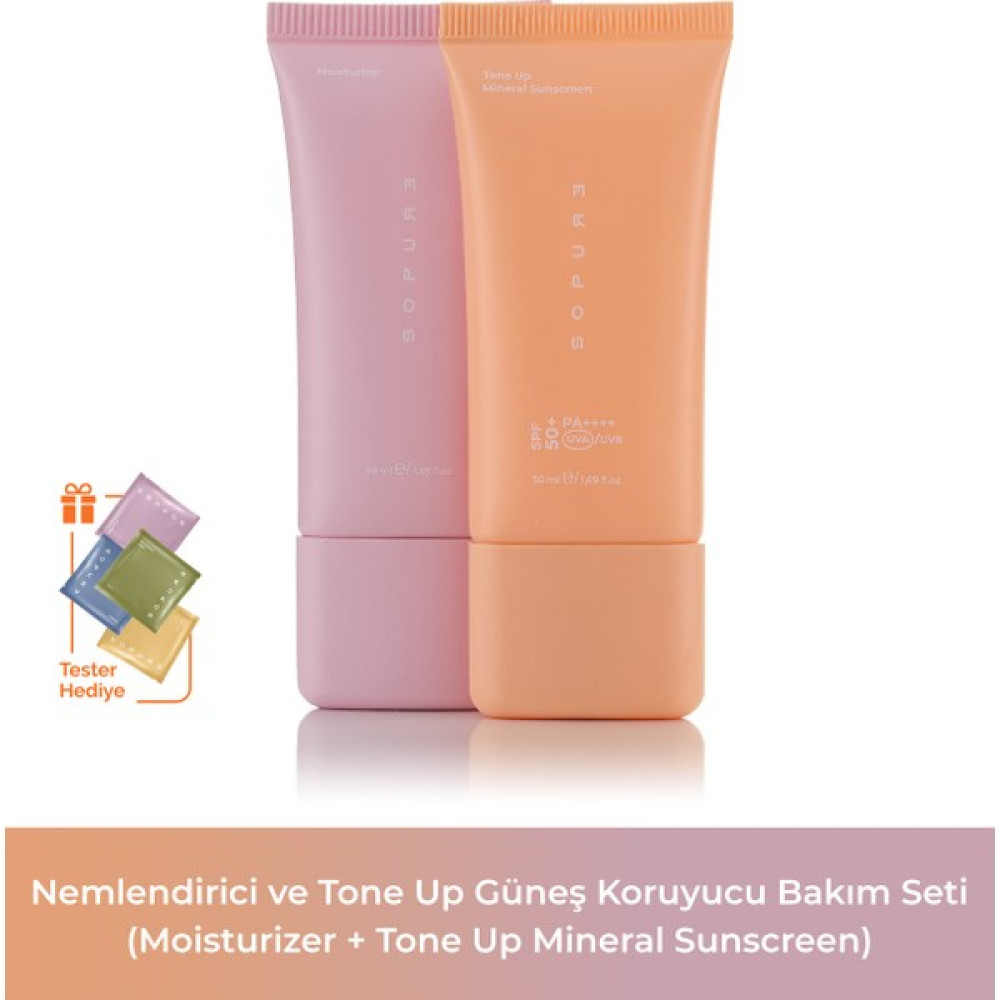 Sopure Nemlendirici ve Tone Up Güneş Koruyucu Bakım Seti Oto Boyaları Fiyatı