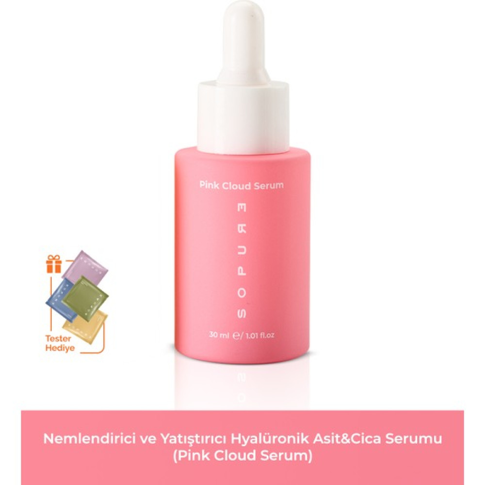 Sopure Pink Cloud Serum-Hyalüronik Asit&Cica Serum Nemlendiriciler Fiyatı