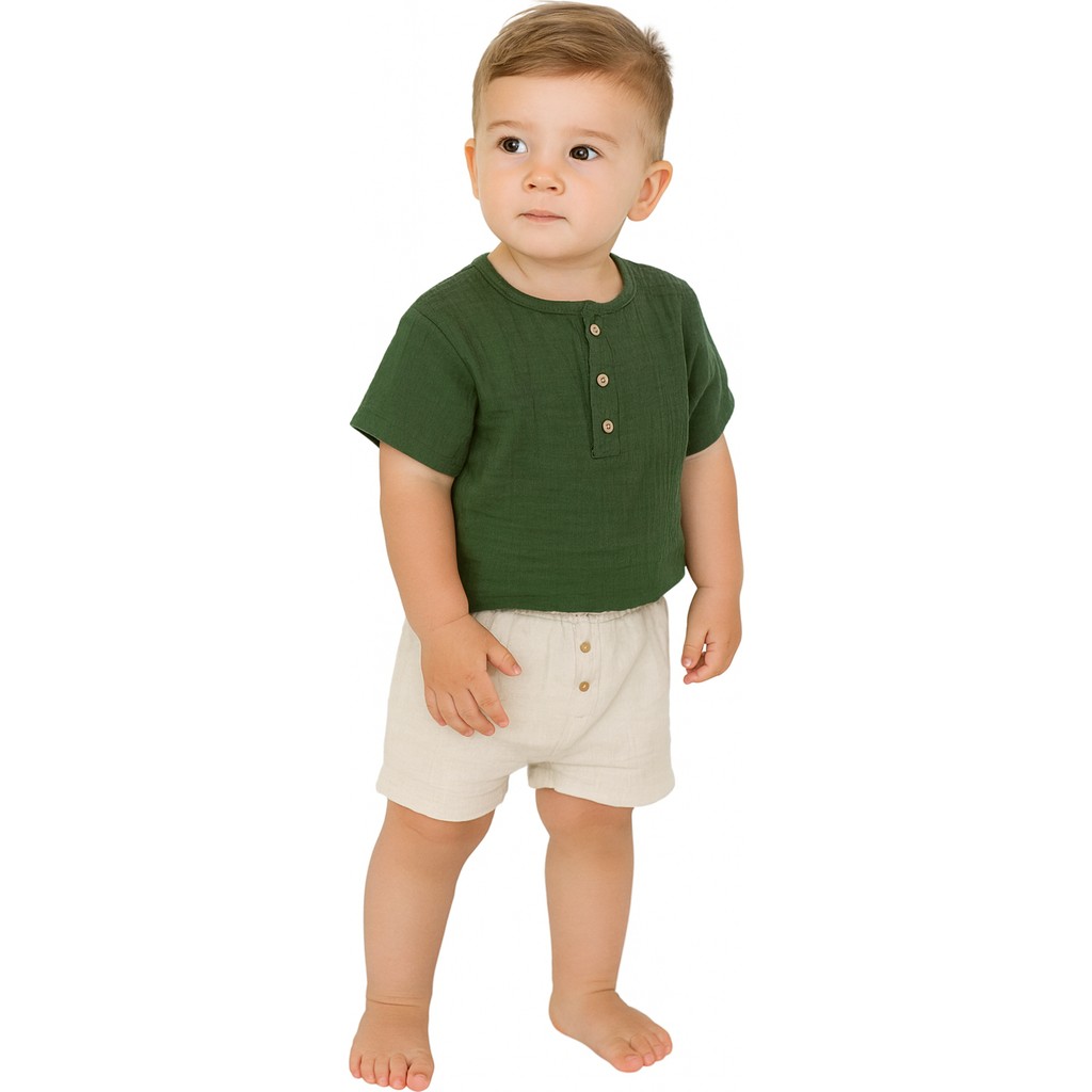 Şortlu Erkek Bebek Müslin Takım Giyim & İç Giyim Fiyatı