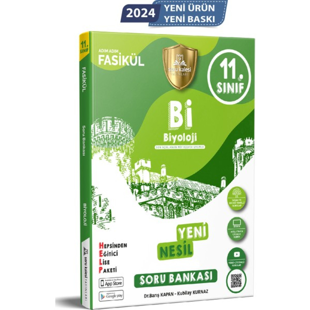 Soru Kalesi Yayınları 2023 11. Sınıf Biyoloji Konu Özetli Soru Bankası Fasikülleri Ders Sınav Kitapları Fiyatı