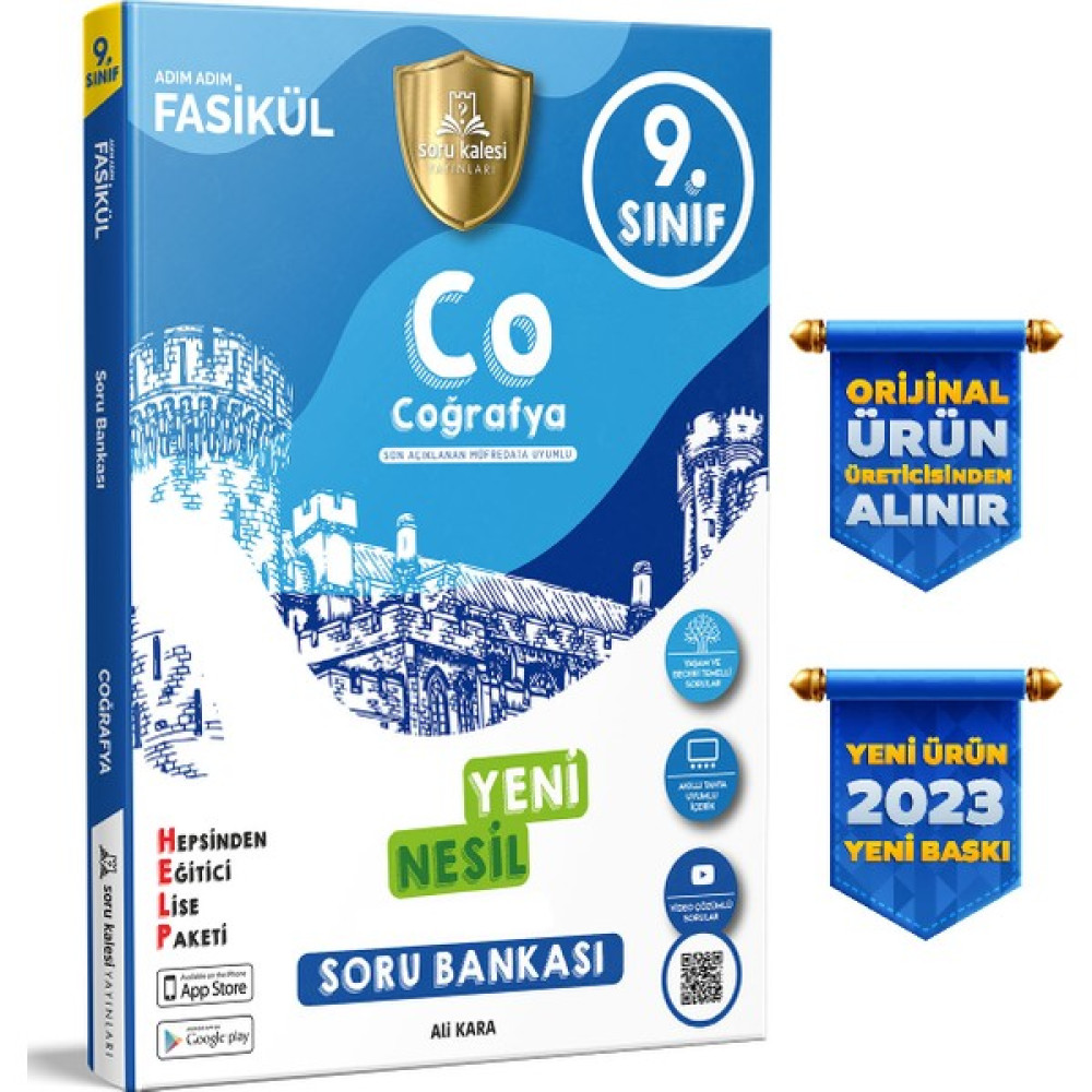 Soru Kalesi Yayınları 2023 9. Sınıf Coğrafya Konu Özetli Soru Bankası Fasikülleri Coğrafya Fiyatı