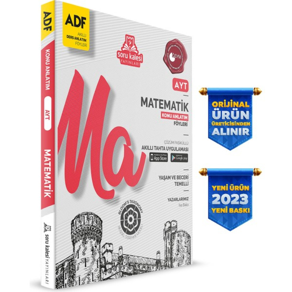 Soru Kalesi Yayınları 2023 Adf Ayt Matematik Konu Anlatımlı Ders Föyleri Matematik Fiyatı