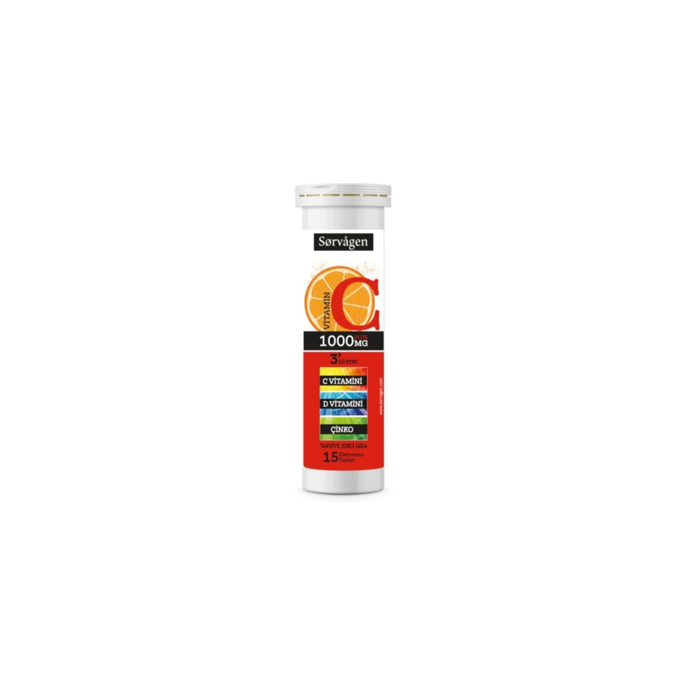 Sorvagen C Vitamini 1000 mg Plus 3lü Etki Sağlık / Diyet Fiyatı
