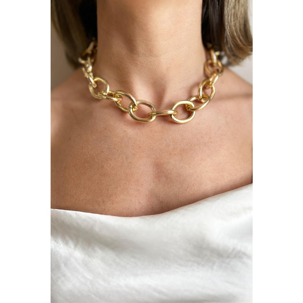 Sose Moda Choker Gold Zincir Kolye Diğer Fiyatı