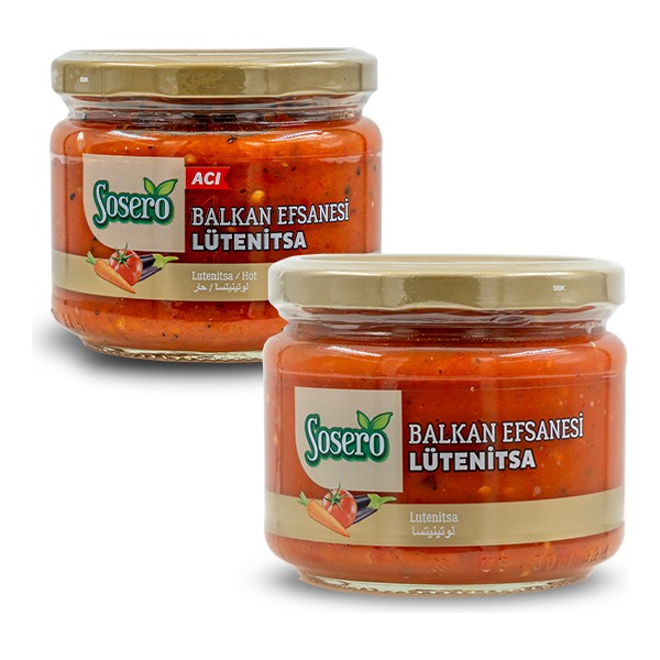 Sosero Lütenitsa Balkan Sosu 300 gr & Lütenitsa Balkan Sosu Acı 300 gr (Ikisi Bir Arada) - 600 gr Diğer Fiyatı