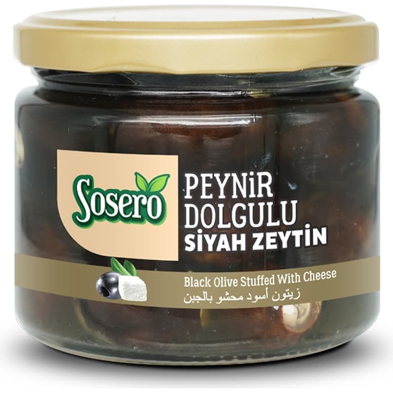Sosero Peynir Dolgulu Siyah Zeytin 290 gr Diğer Fiyatı