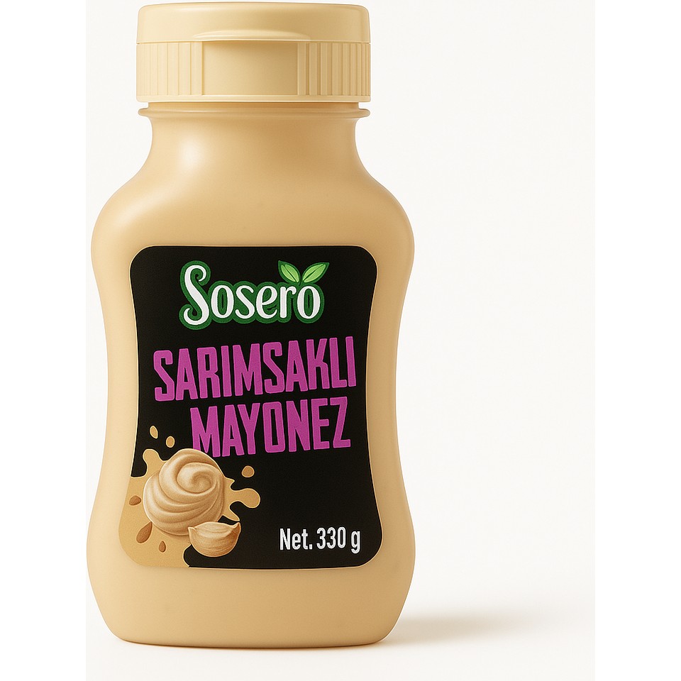 Sosero Sarımsaklı Mayonez Sosu 330gr - 330 gr Diğer Fiyatı