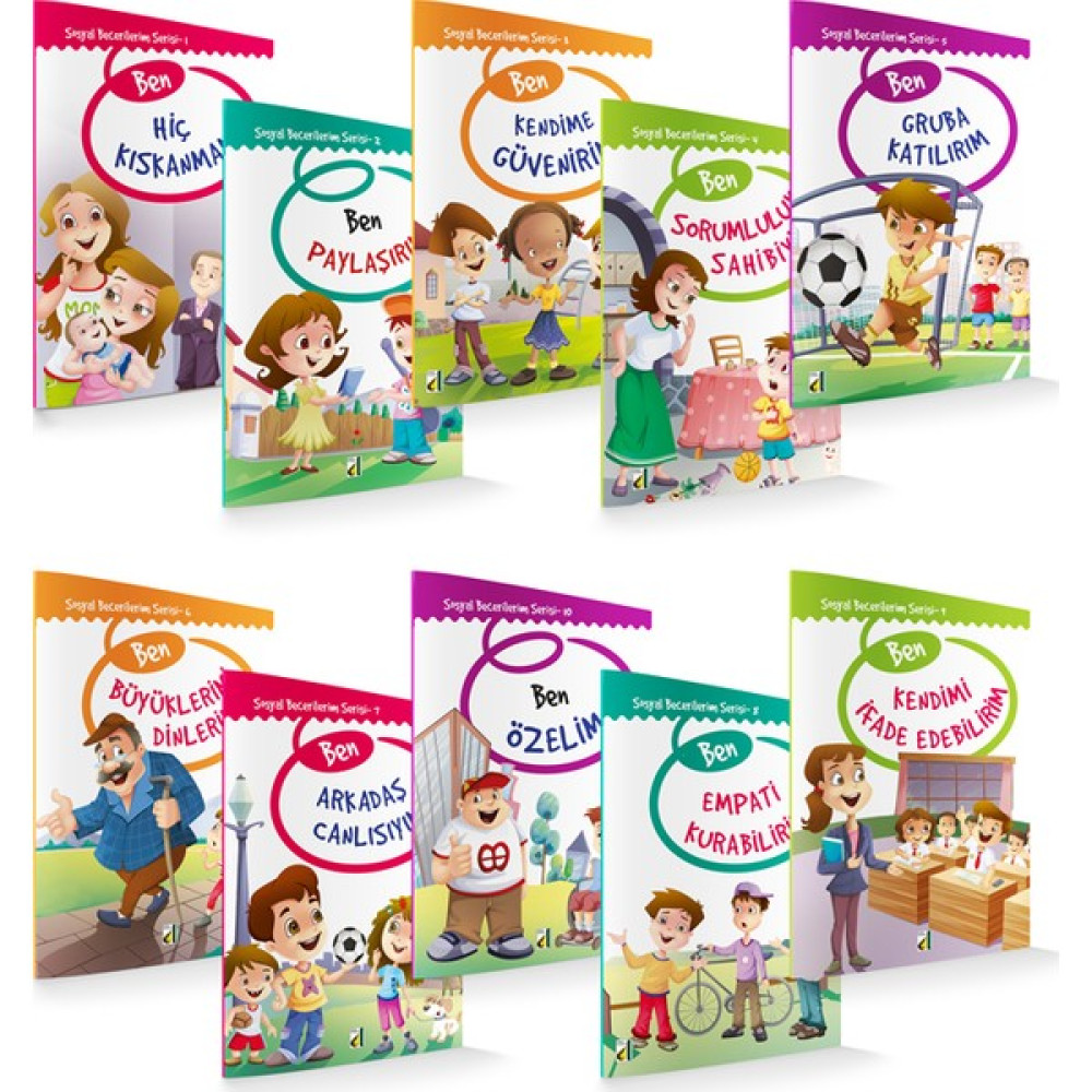 Sosyal Becerilerim Serisi-10 Kitap Çocuk Masal Fiyatı