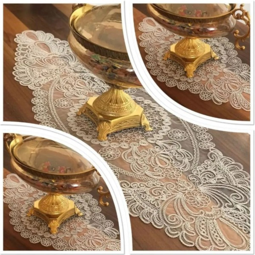 Sosyete Dükkanı Yeni 2+1salon Takımı Set - 37 x 117 cm - Beyaz Masa Örtüsü Fiyatı