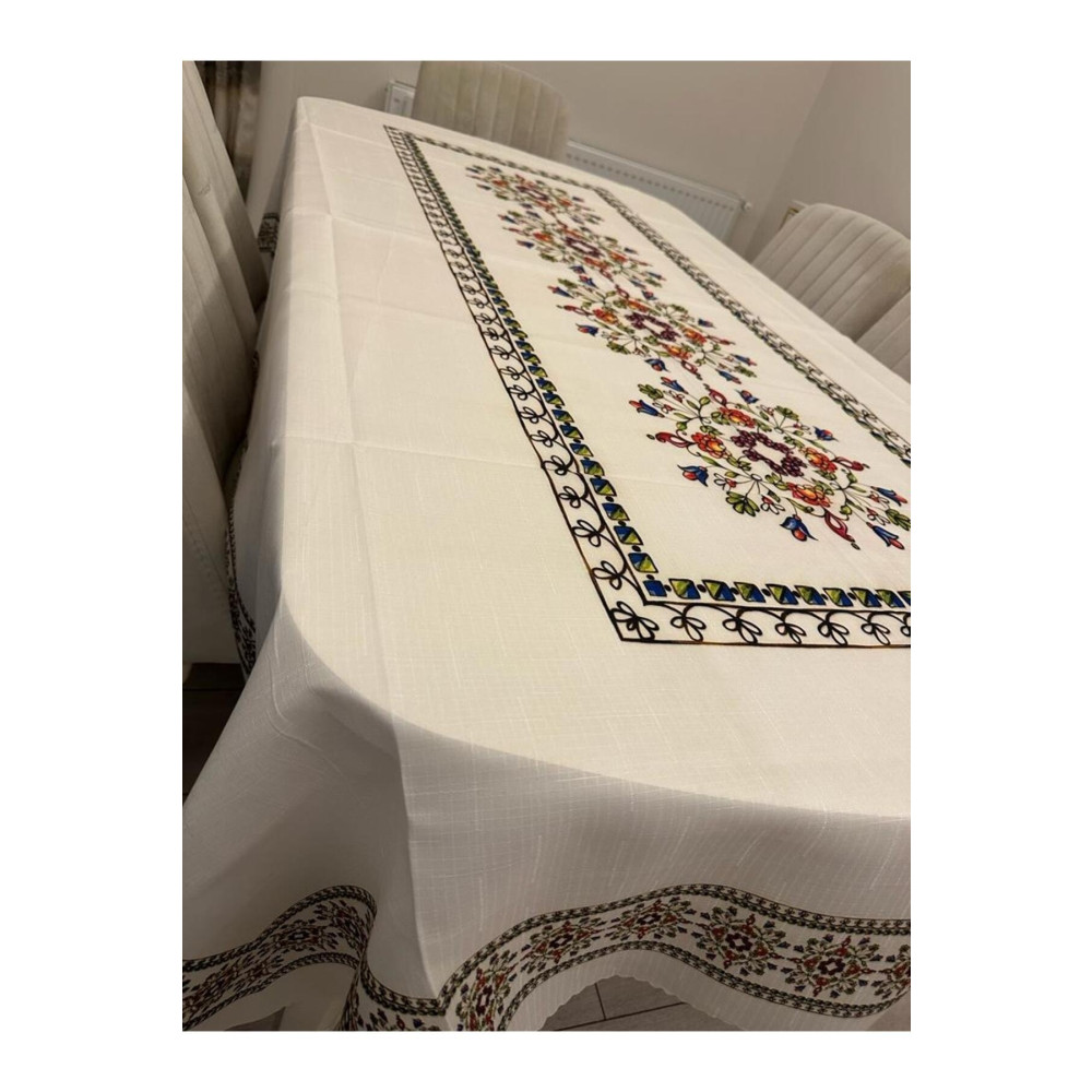 SosyeteDükkanı Desenli Masa Örtüsü 160*220 160 x 220 Beden Masa Örtüsü Fiyatı