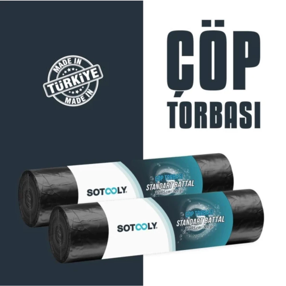 Sotooly Cop Torbası Endustrıyel Jumbo Boy 80*110 (300Gr) Çöp Kovaları Fiyatı