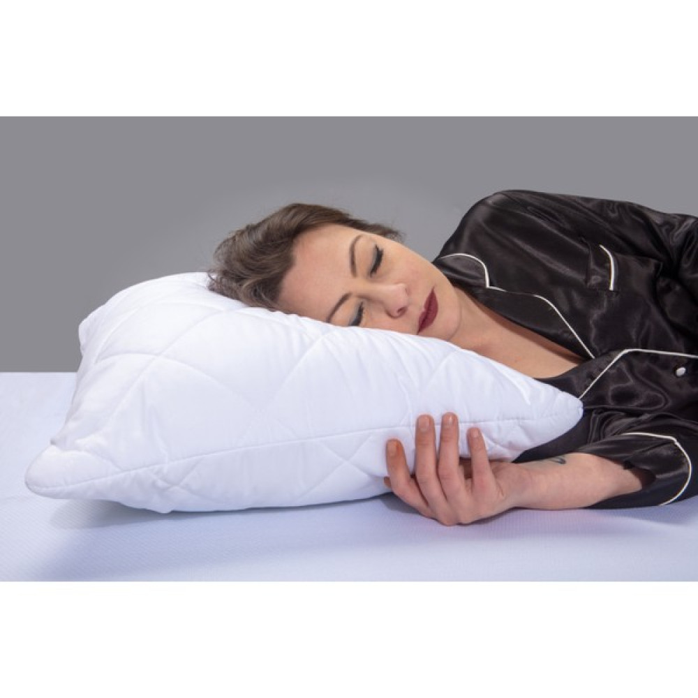 Soub Sleep Silikon Elyaf Kapitoneli Yastık 1000 gr 50 x 70 cm - Beyaz Yastık Fiyatı