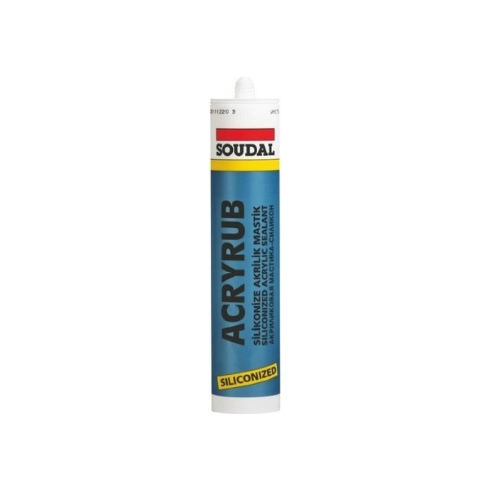 Soudal Acryrub Silikonize Mastik 310 Ml Antrasit Gri Nalburiye & Hırdavat Fiyatı