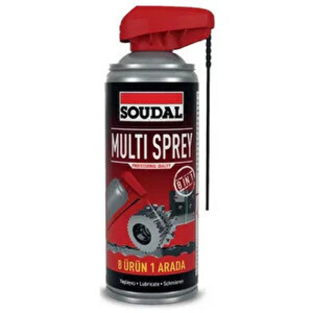 Soudal Multi Sprey Yağlayıcı Pas Sökücü 400 Ml Nalburiye & Hırdavat Fiyatı