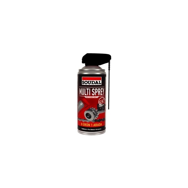 Soudal Multi Sprey Yağlayıcı-Pas Sökücü Spreyi 400 ml - 1 ADET - Şeffaf Oto Yağlayıcılar Fiyatı