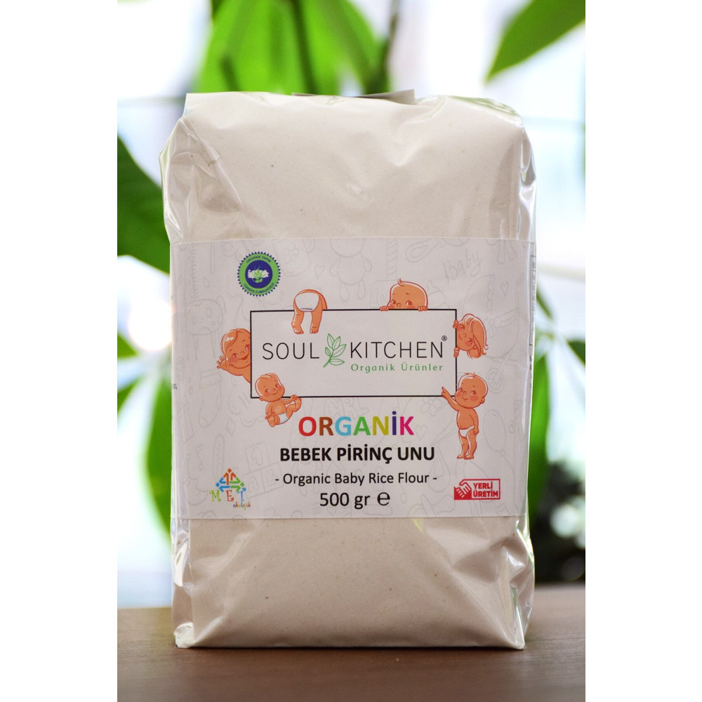 Soul Kitchen Organik Ürünler 6ay Organik Bebek Pirinç Unu 500gr-sertifikalı Organik Un ve İrmik Fiyatı