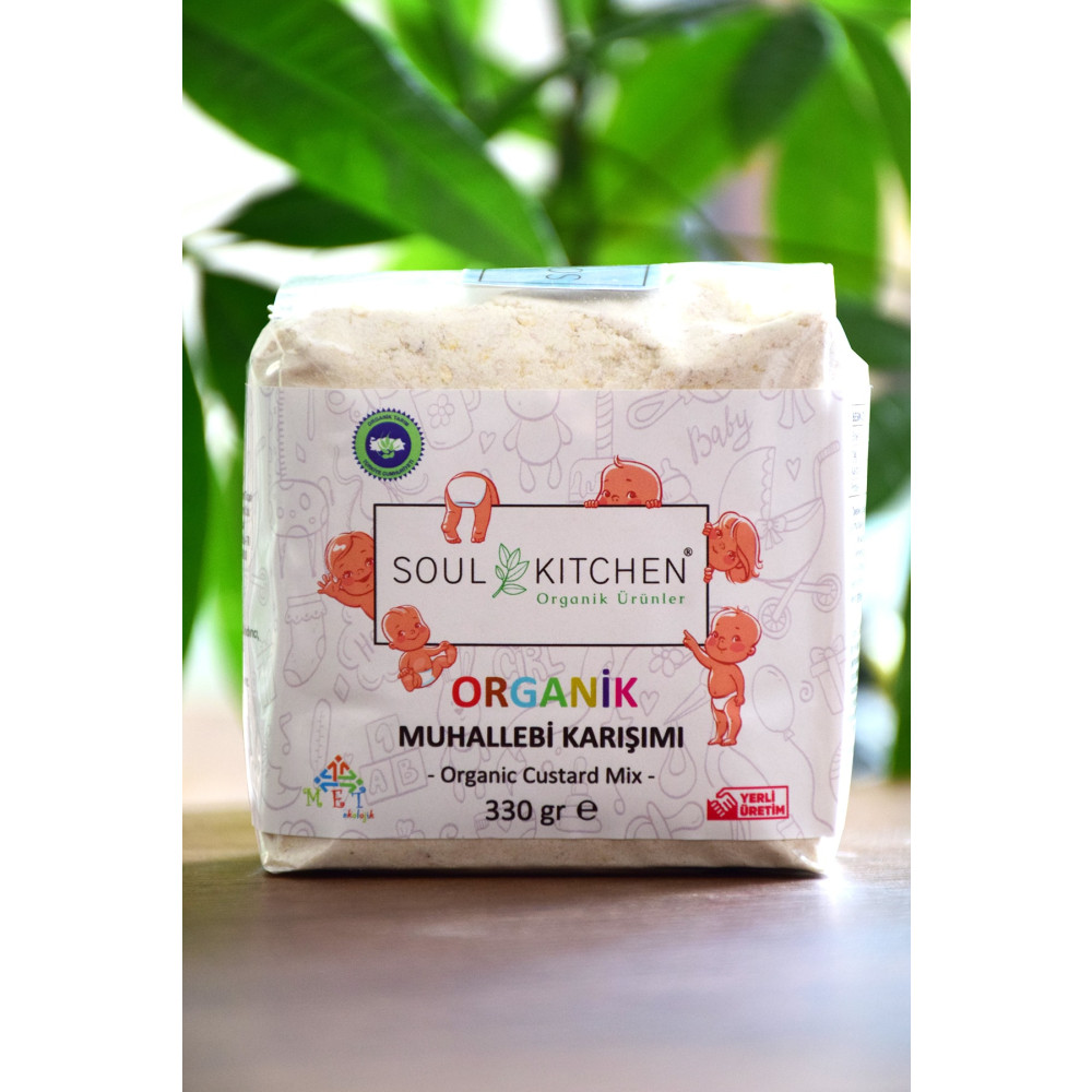 Soul Kitchen Organik Ürünler Organik Bebek Muhallebi Karışımı 330gr - Eko Paket Bebek Mamaları Fiyatı