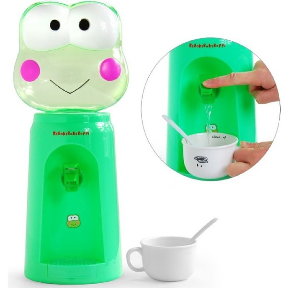 Soulada Kurbağa 2000ml Mini Su Sebili Çocuk Karikatür Su Sebili (Yurt Dışından) - Sap Yeşili Suluk Fiyatı