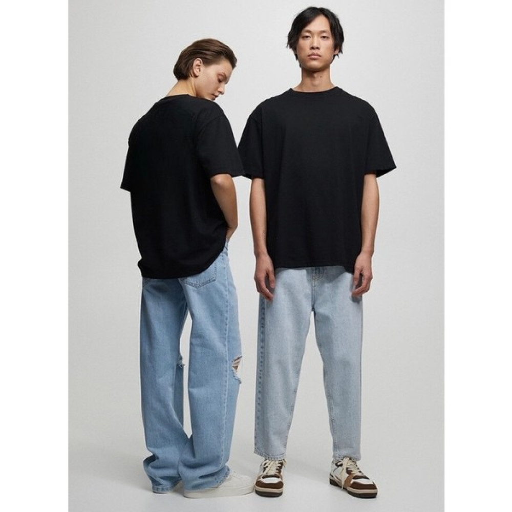 Soulfly Oversize Süprem Kumaş Düz T-Shirt Unisex Erkek T-shirt Fiyatı
