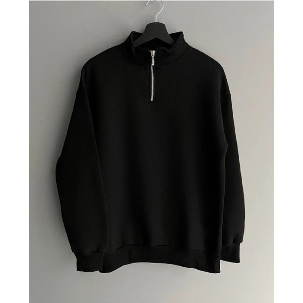 Soulfly Oversize Unisex Sweatshirt 3 Iplik Şardonlu Yaka Fermuarlı Kaliteli Erkek Sweatshirt Fiyatı
