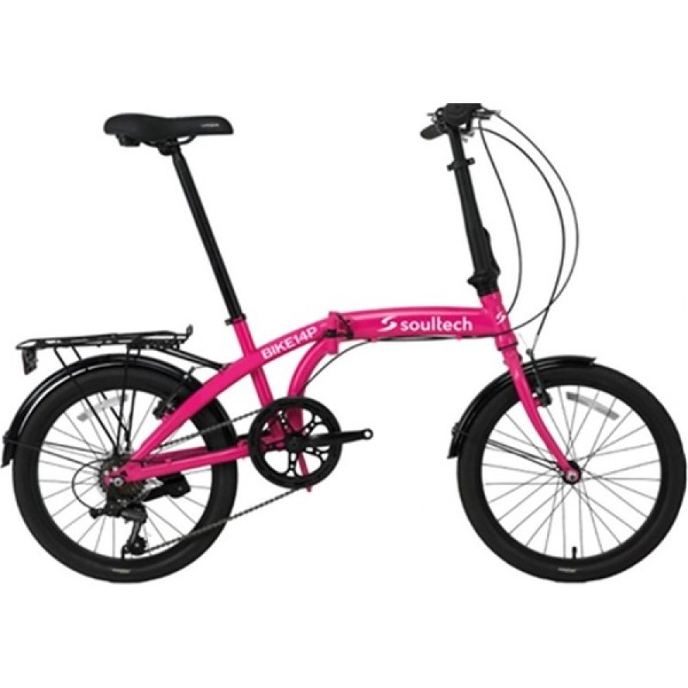 Soultech BIKE14P Couple Katlanır Bisiklet Pembe 20'' Katlanabilir Bisiklet Fiyatı
