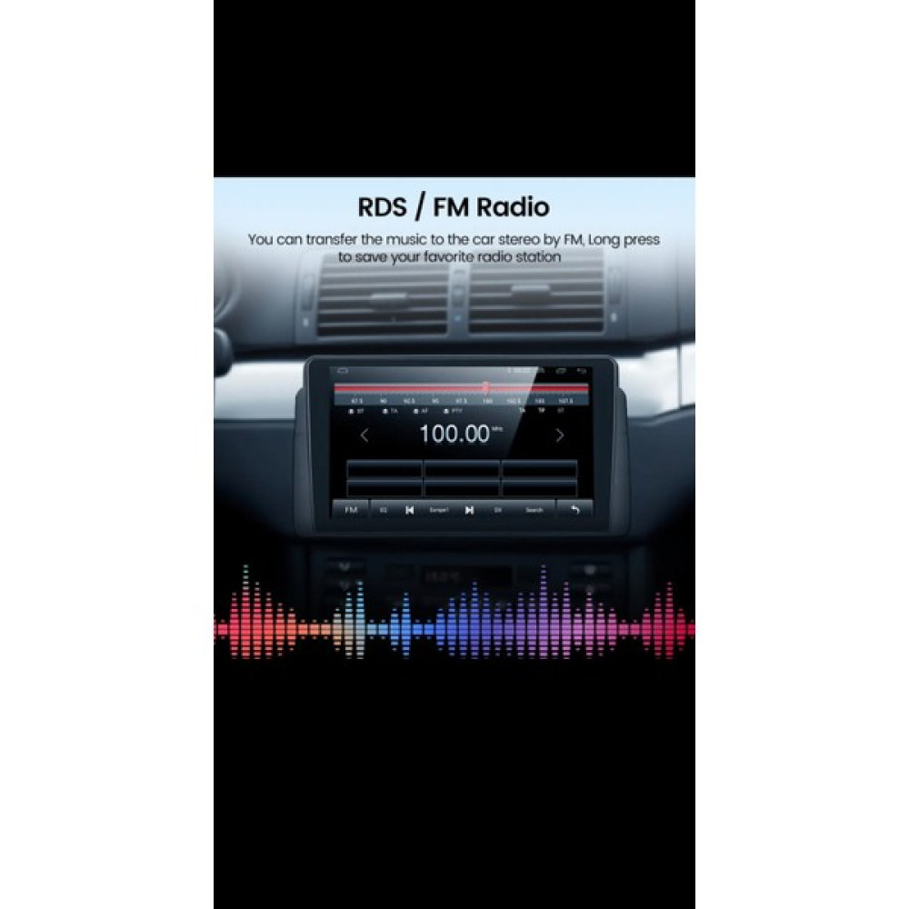 Sound City Bmw E46 1996-06 Multimedya 2gb Ram 32 GB Hafıza CarPlay/androidauto kamera hediyeli - Siyah Oto Görüntü Sistemleri Fiyatı