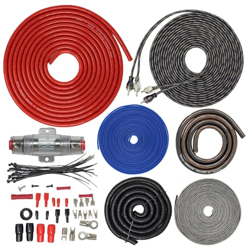 SoundBox ECK4v2, 4 Gauge Amp Kit - Complete Amplifier Install Wiring - 2500W
