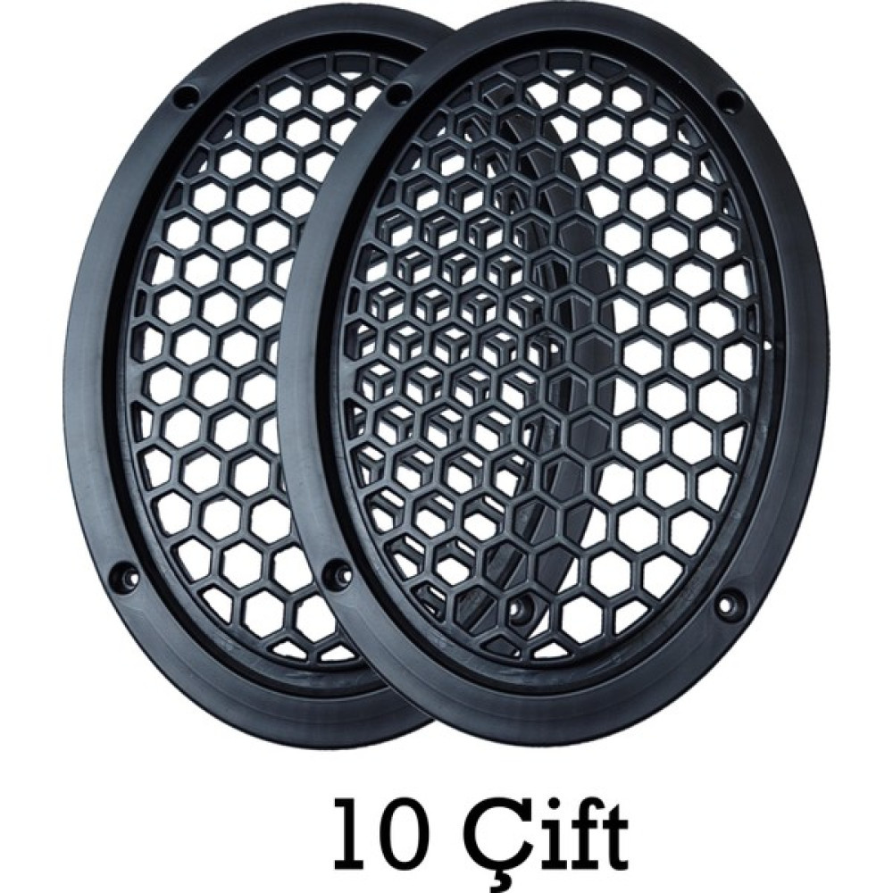 SOUNDERS 2 Adet - Oval Hoparlör Kapağı – (6x9) Inç Kaliteli Plastik Midrange Kapak Oto Hoparlörleri & SubWoofer Fiyatı