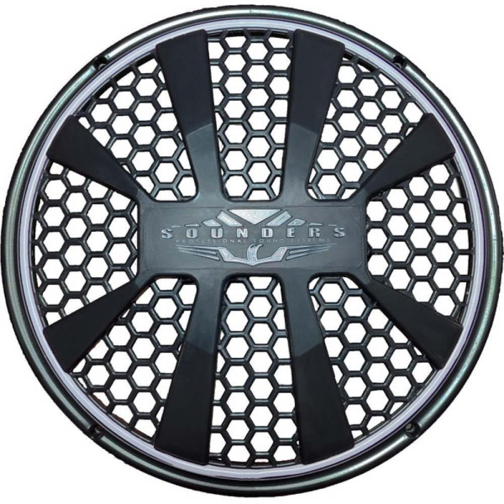 SOUNDERS Neon Işıklı 30 cm Hoparlör Kapağı - 1 Adet - Amber Oto Hoparlörleri & SubWoofer Fiyatı