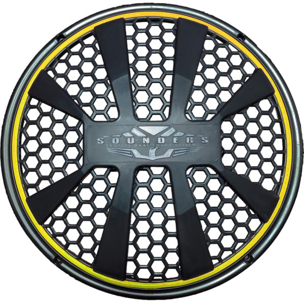 SOUNDERS Neon Işıklı 30 cm Hoparlör Kapağı - 1 Adet - Sarı Oto Hoparlörleri & SubWoofer Fiyatı