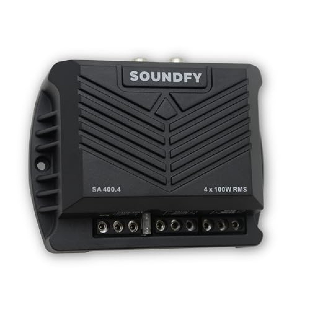 Soundfy SA 400.4 4-Channel Digital Car Audio Amplifier, 400W RMS 2 Ohms Stable, Compact Class D Multi-Channel Amp with Crossover & MOSFET Power Supply, Full-Range Sound Quality Car Amplifiers Fiyatı
