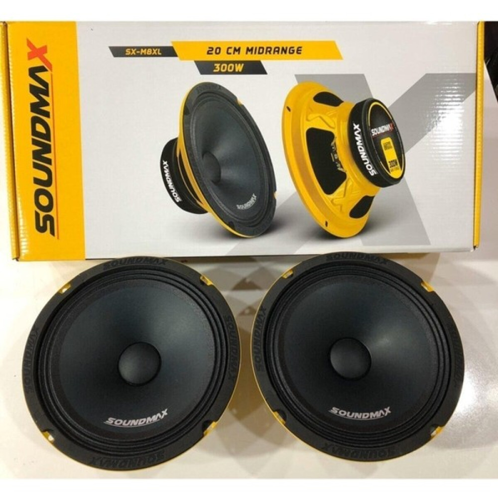 Soundmax 20CM Midrange Ciftti 600WATT 300RMS Iki Adet Oto Hoparlörleri & SubWoofer Fiyatı