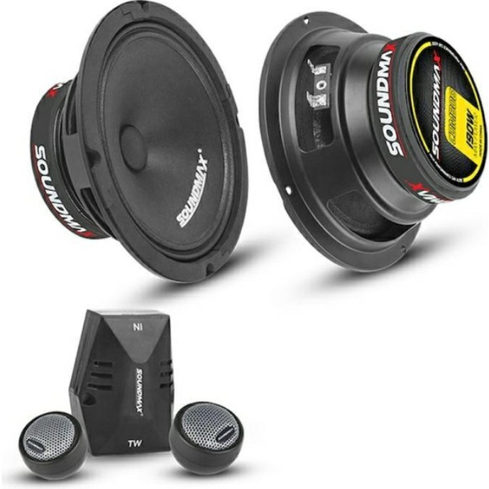 Soundmax Oto Mıdrange Component 16CM 190 Watt 2 Adet Soundmax Sx- Oto Hoparlörleri & SubWoofer Fiyatı