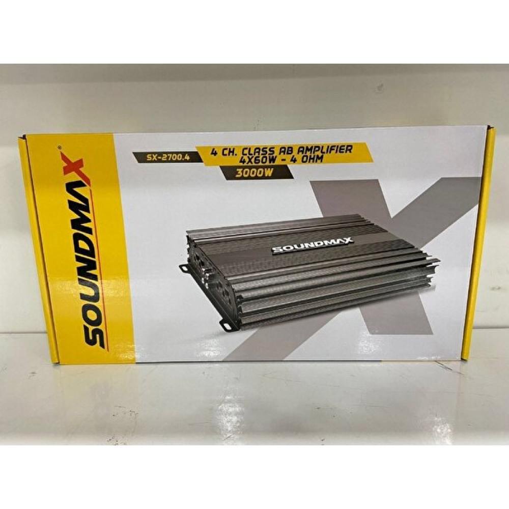 Soundmax SX-2700.4 Pro Seri 3000 Wat Amfi Oto Elektroniği Fiyatı