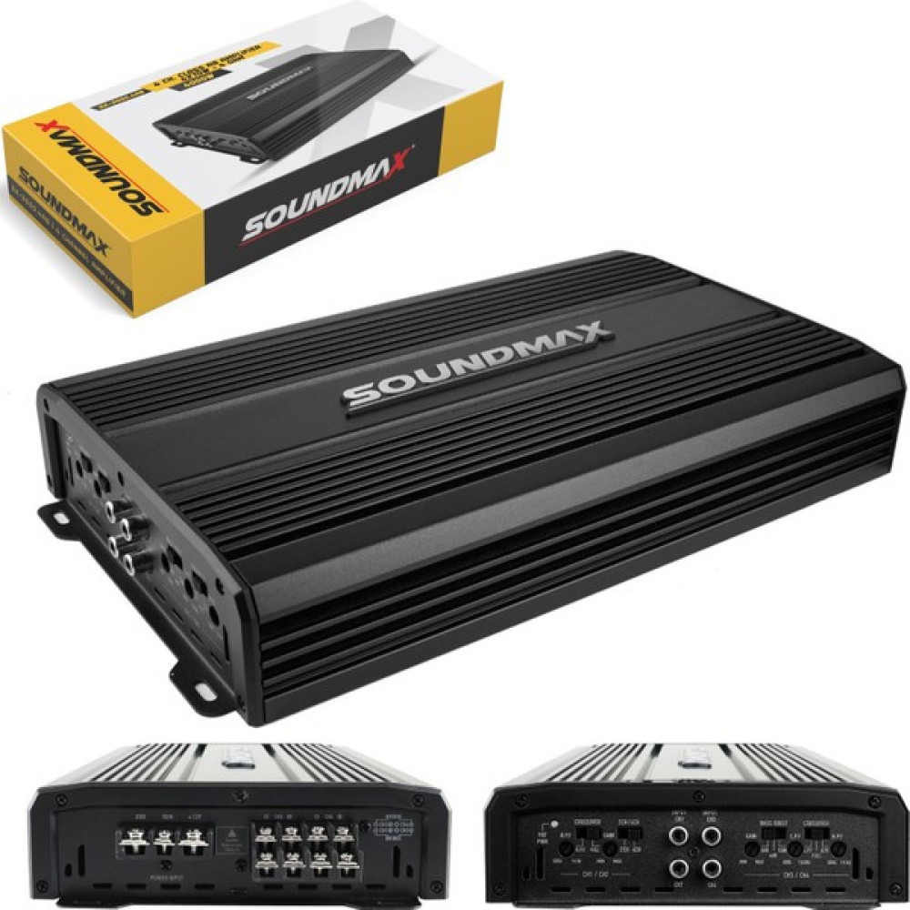 Soundmax SX-3000.4 Oto Anfi Stereo 4000 Watt 4 Kanal Oto Boyaları Fiyatı