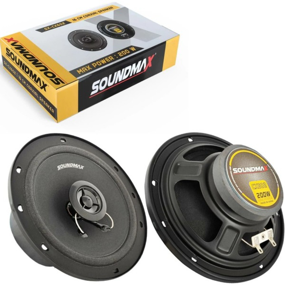 Soundmax SX-CX620 16 cm Koaksiyel 200W Maksimum Güç Çift Fiyatıdır Oto Boyaları Fiyatı