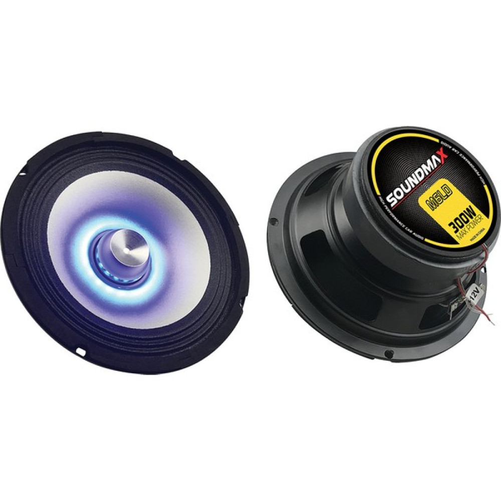Soundmax Sx-M6Ld 16 Cm Led Midrange Speaker 300W Mavi Renk Oto Hoparlörleri & SubWoofer Fiyatı