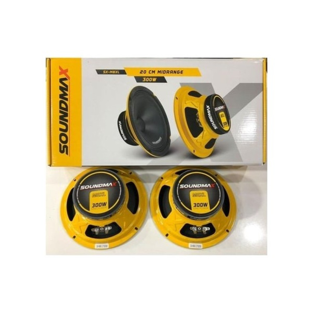 Soundmax SX-M8XL Oto Hoparlör 300W 20 cm Midrange 2 Adet Oto Hoparlörleri & SubWoofer Fiyatı