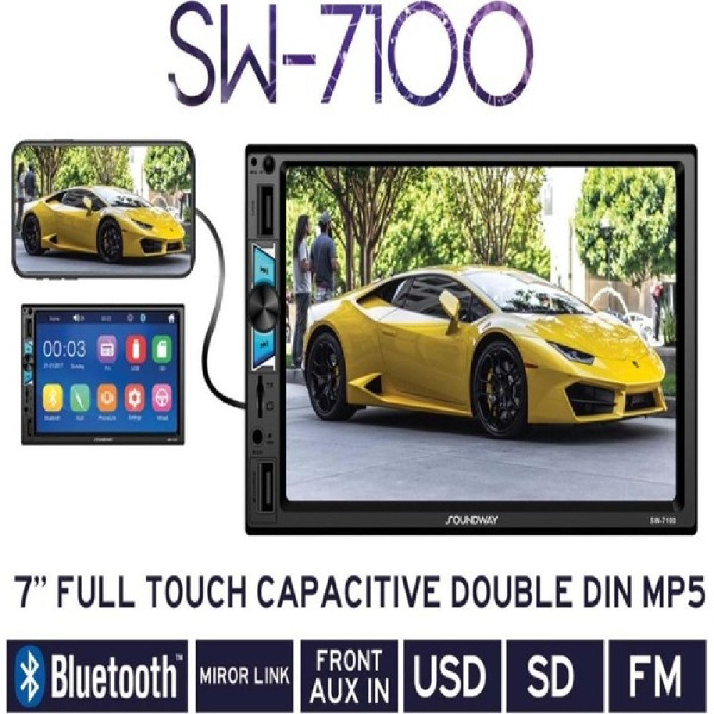 Soundway SW7100 Double Ekran Oto Teyp Oto Teypleri Fiyatı