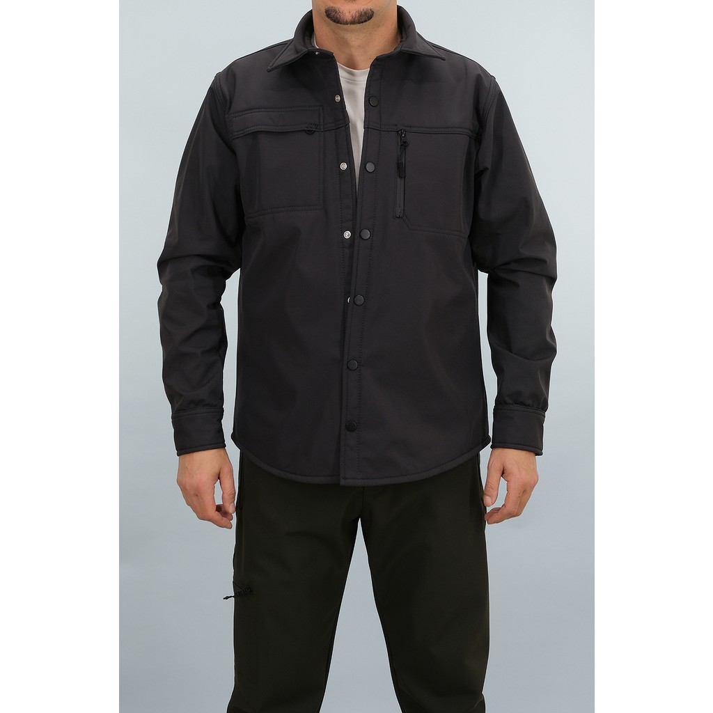 Souris Erkek Füme Slim Fit Softshell Gömlek Ceket Su Itici ve Rüzgara Dayanıklı Giyim & İç Giyim Fiyatı
