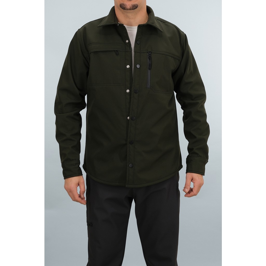 Souris Erkek Haki Slim Fit Softshell Gömlek Ceket Su Itici ve Rüzgara Dayanıklı Giyim & İç Giyim Fiyatı