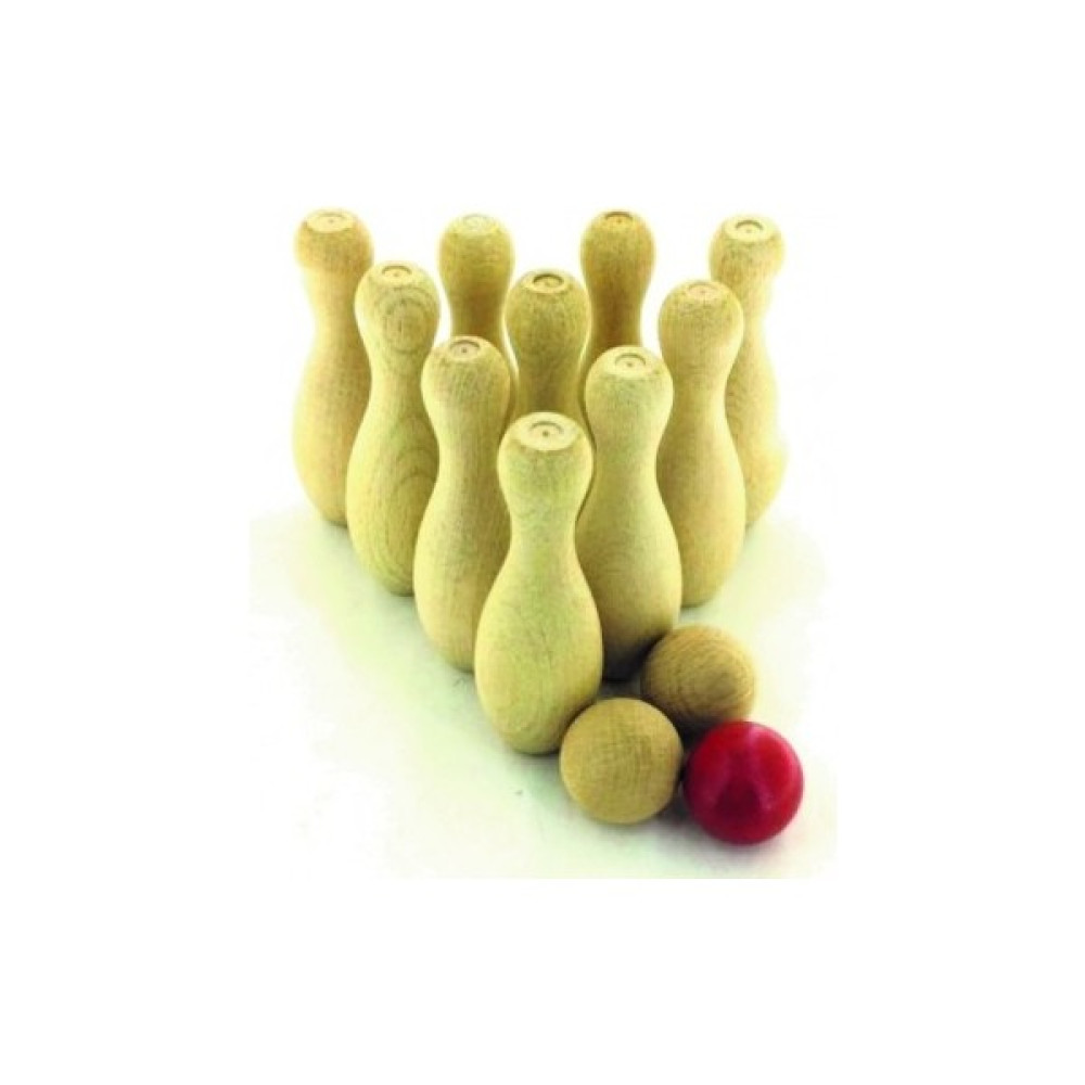 Soylu Ahşap Bowling Oyunu - Ahşap Desenli Bebek Oyuncakları Fiyatı