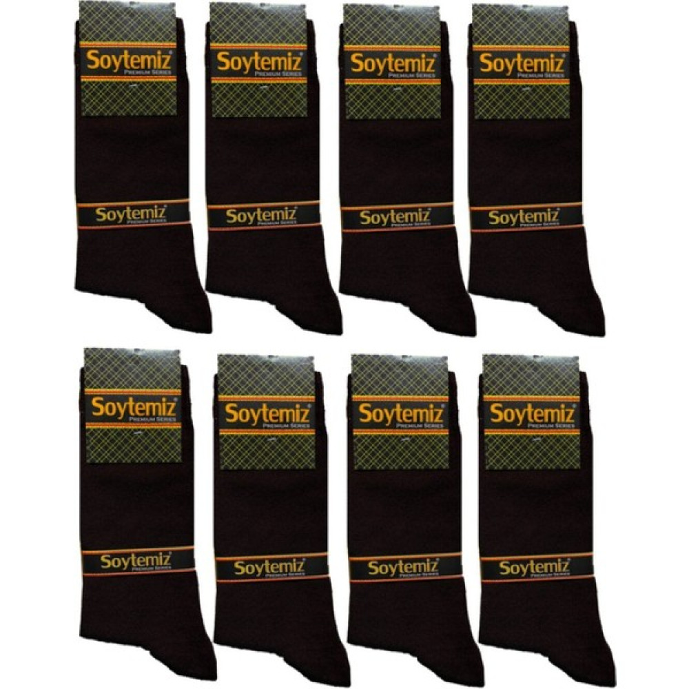 Soytemiz Erkek Düz Siyah Çorap 8 Çift Çorap (Outdoor) Fiyatı